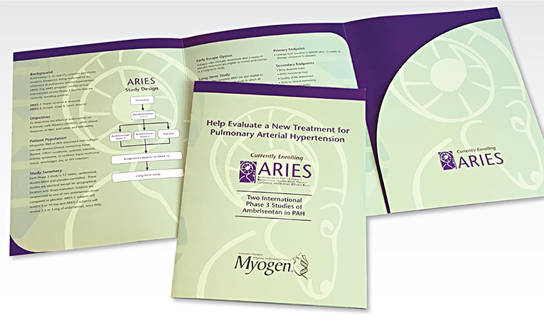 Pocket folder: Myogen / Aries Medication Study