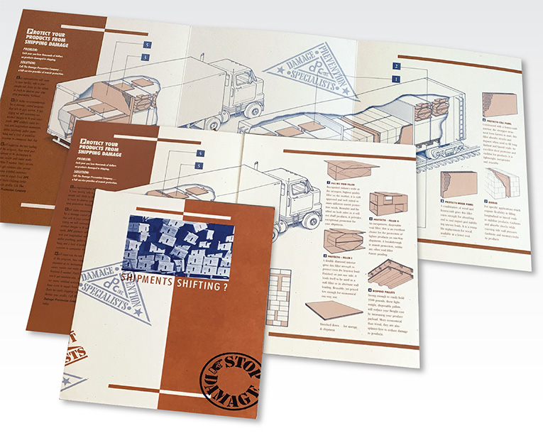 6-panel Brochure: Damage Prevention Products