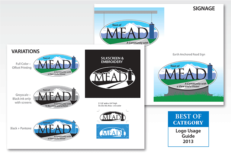 AWARD – Best Use of LOGO USAGE GUIDE – “Town of Mead”