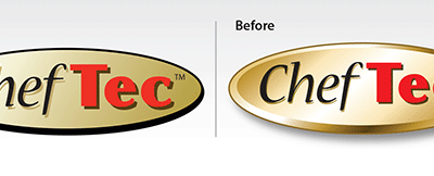 Before & After – Logo Facelift: “ChefTec® Software”