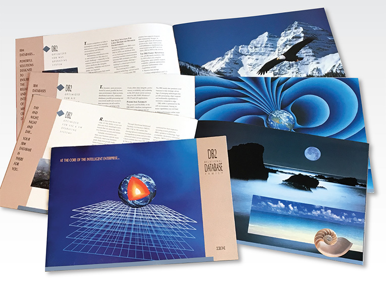 Brochure Design / 20-page Capabilities Brochure: “IBM/DB2 Database”