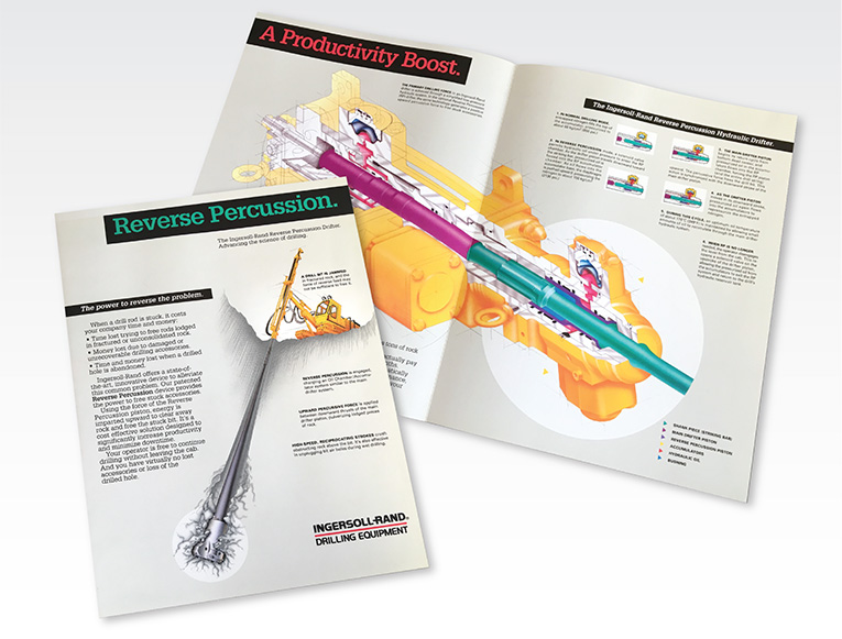 Brochure Design / Product Capabilities: “Reverse Percussion”